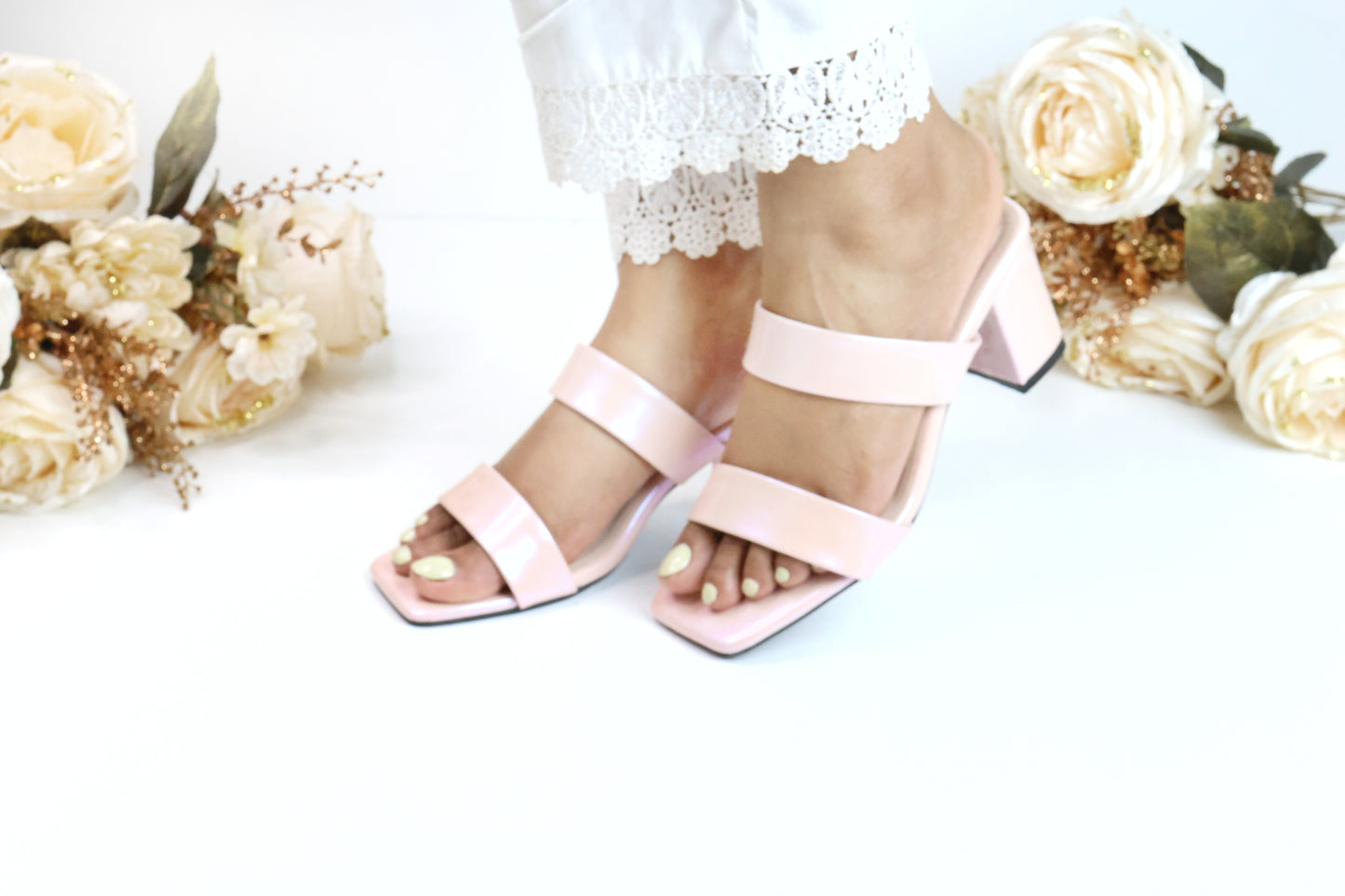 Double Strap 2.7 Inch Heel