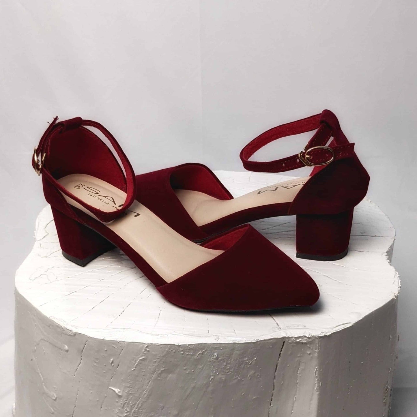 Basic Strap Shoe 2 Inch Heel