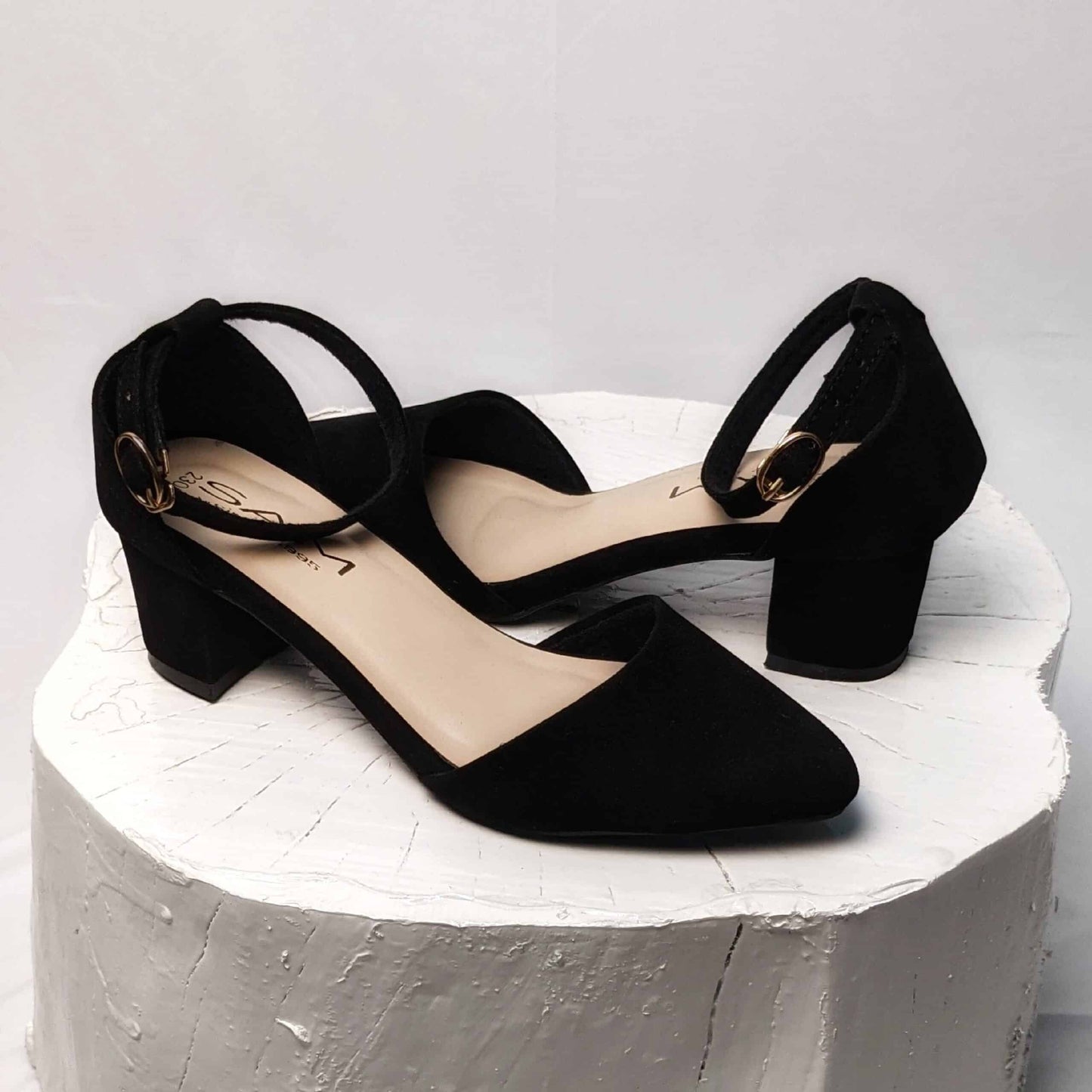 Basic Strap Shoe 2 Inch Heel