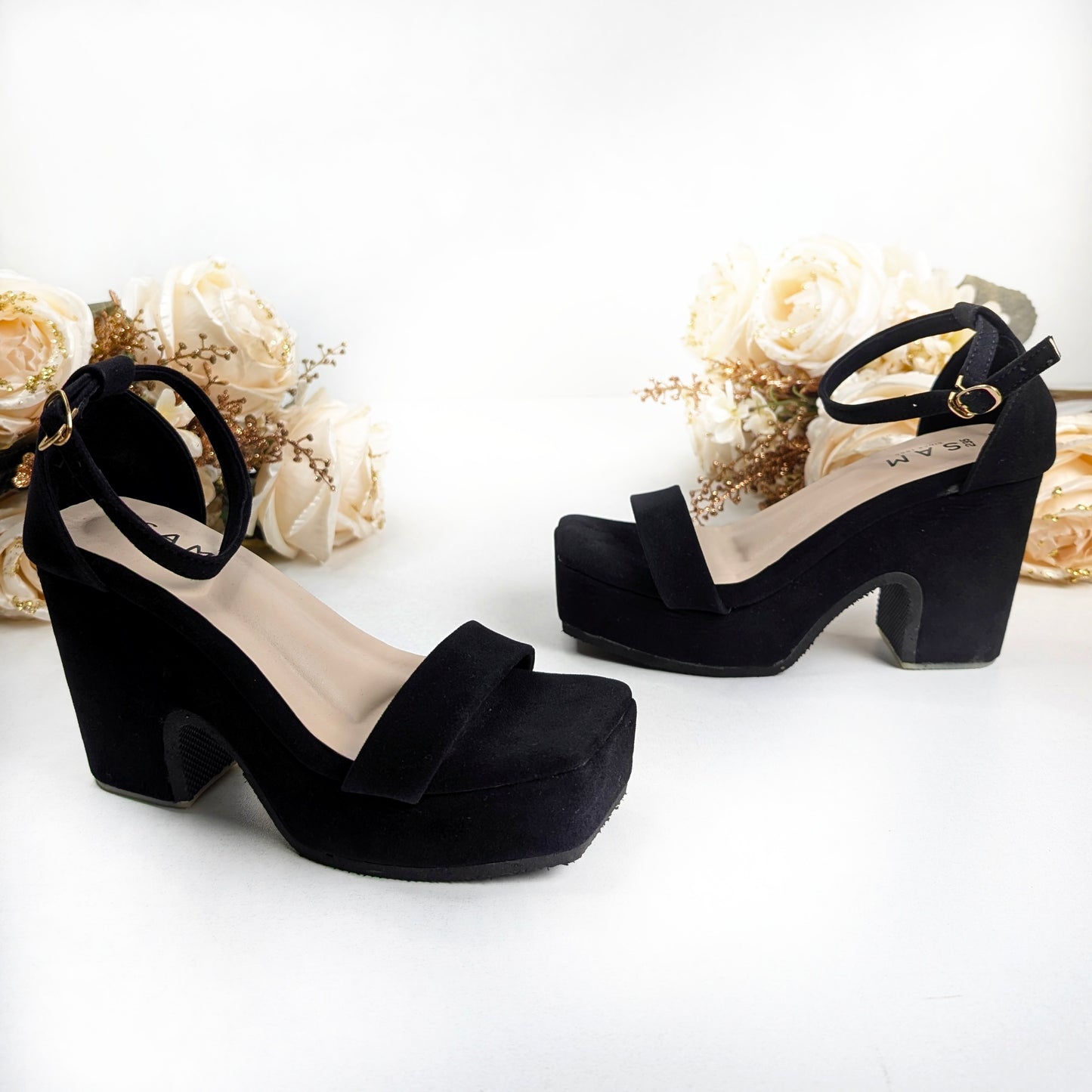 Chunky Wedge 4.5 Inch Heel