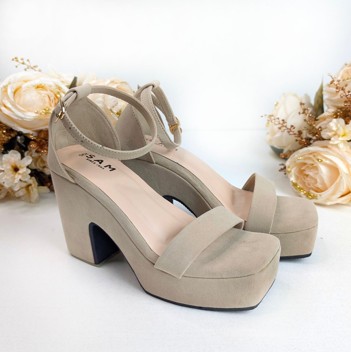 Chunky Wedge 4.5 Inch Heel