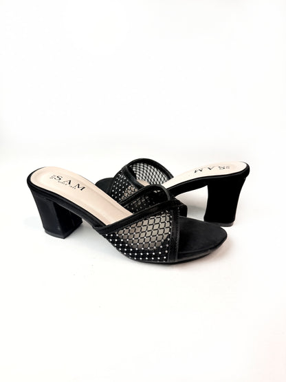 Fine Mesh 3.5 inch Heel