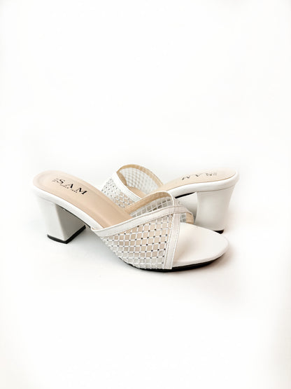 Fine Mesh 3.5 inch Heel