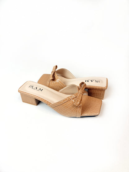 Croc Knot 1.5 inch Heel