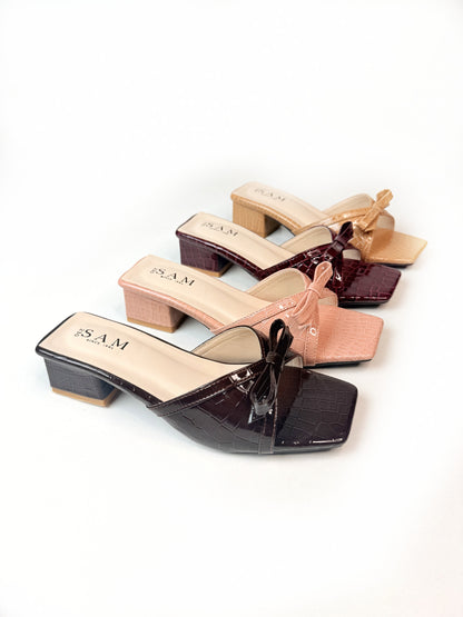 Croc Knot 1.5 inch Heel