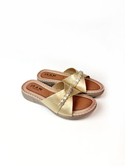 Crystal Loop 1 inch Sandals