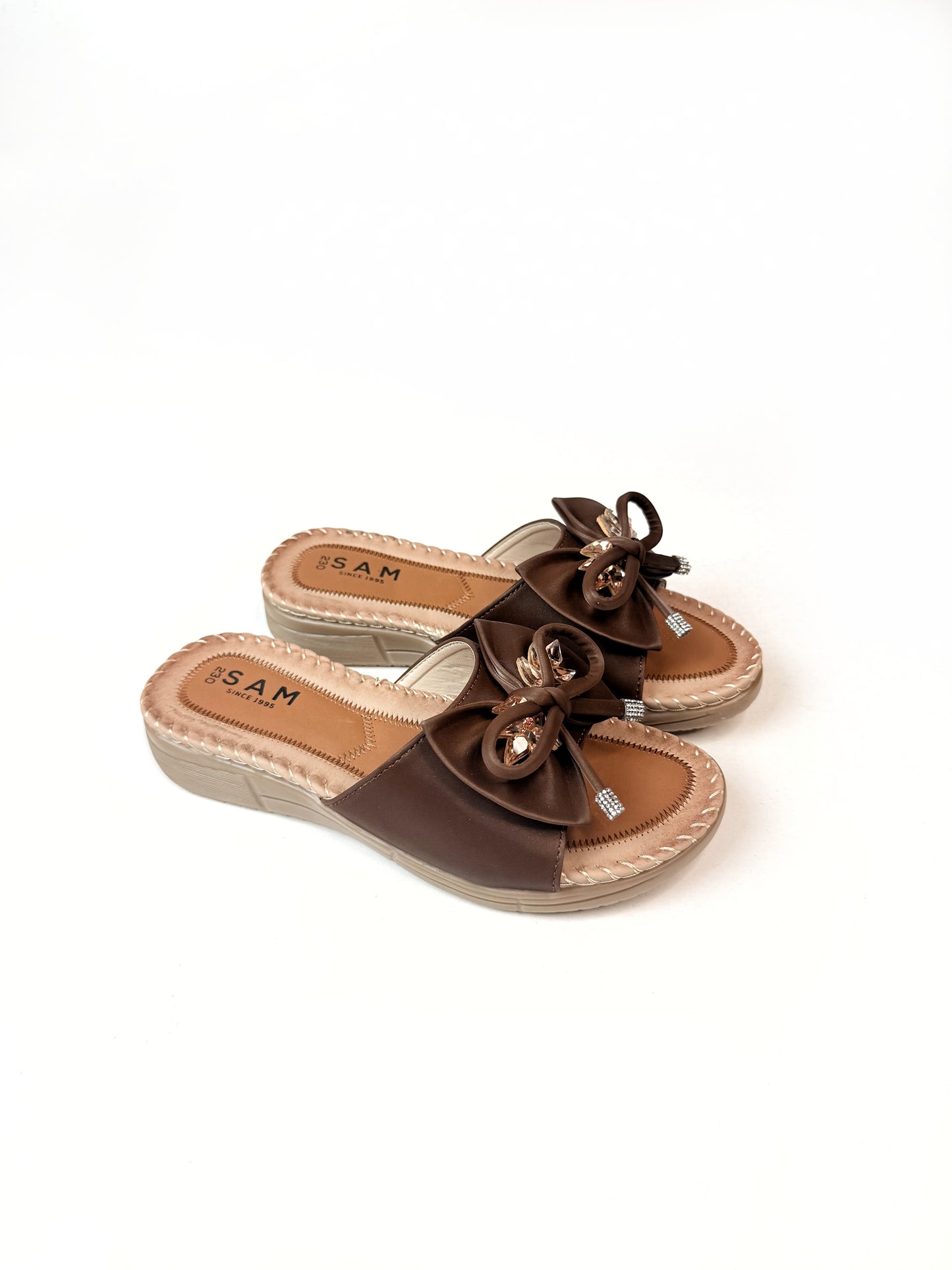 Jewel Bow 1 inch Sandals