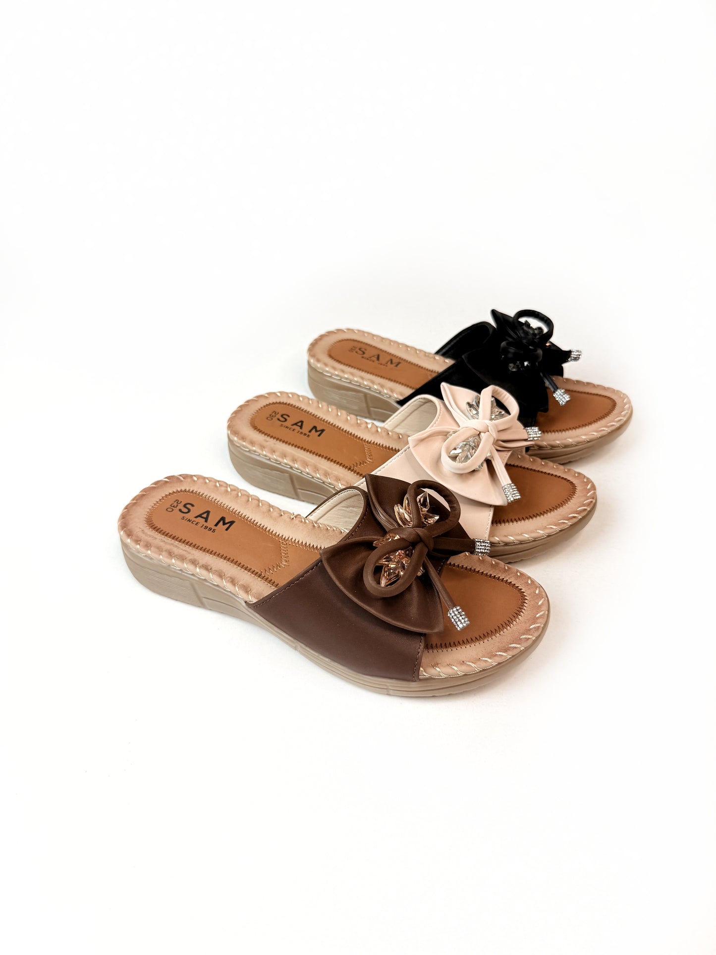 Jewel Bow 1 inch Sandals