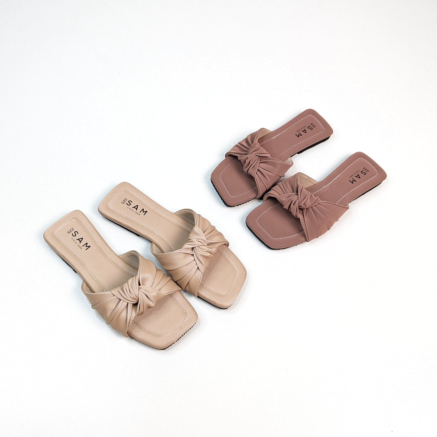 Knot Strap Minimal Flat Slipper