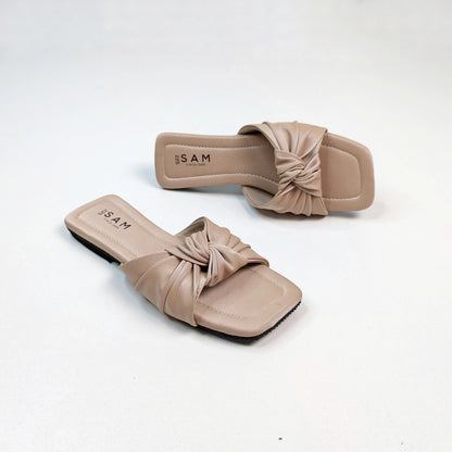 Knot Strap Minimal Flat Slipper