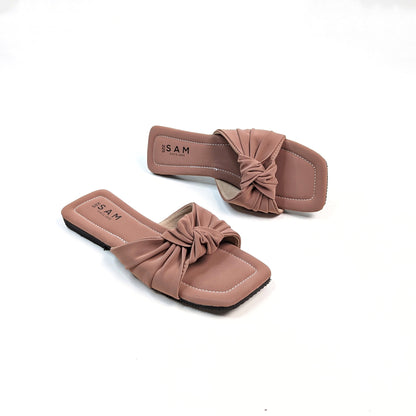 Knot Strap Minimal Flat Slipper