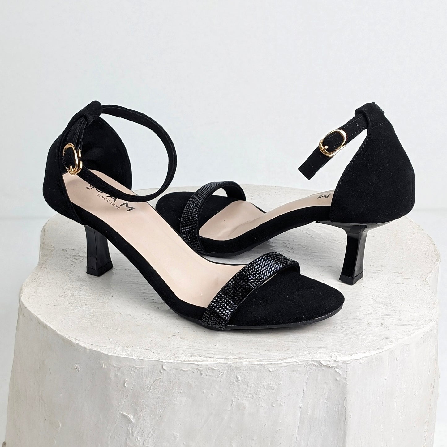 Minimal Stonework Stiletto 2.5 Inch Heel