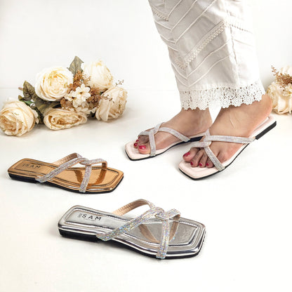 Criss Cross Multistone Slipper