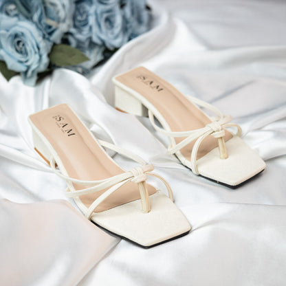 Strappy Square Block 1.5 Inch Heel